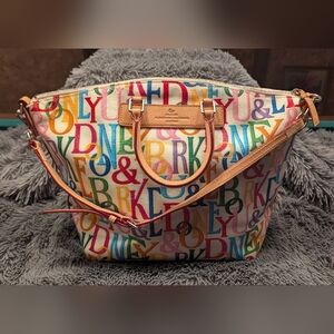 Dooney and Bourke Retro Grafica Vanessa Satchel